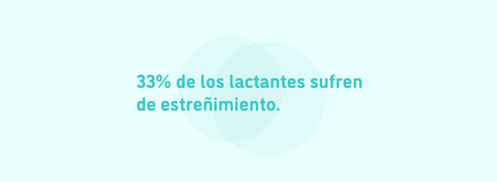 33% de los lactantes sufren estreñimiento