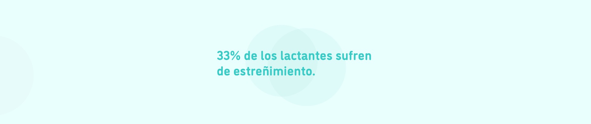 33% de los lactantes sufren estreñimiento